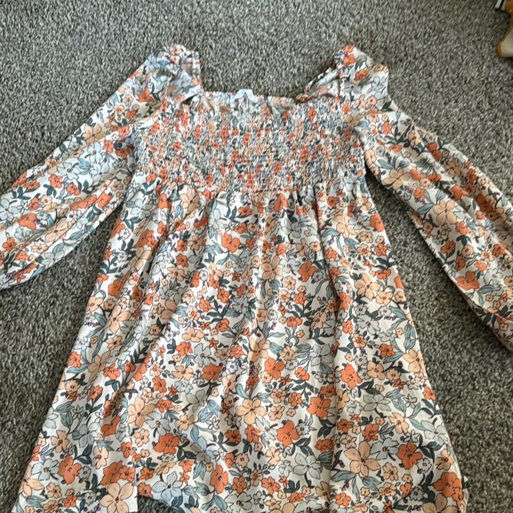 Cupshe Multicolored Smocked Ruffled Babydoll Dress